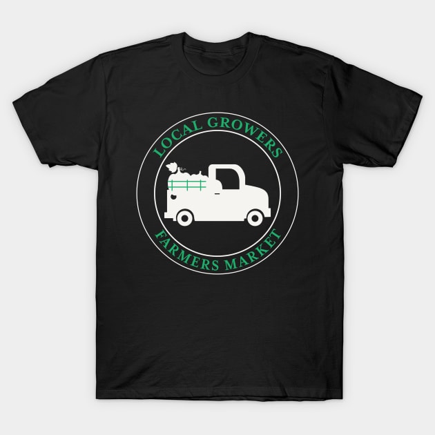 Local Growers Farm Market T-Shirt by SWON Design